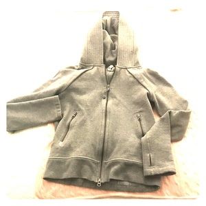 lululemon Gray fitted Hoodie, Size 6 (XS)